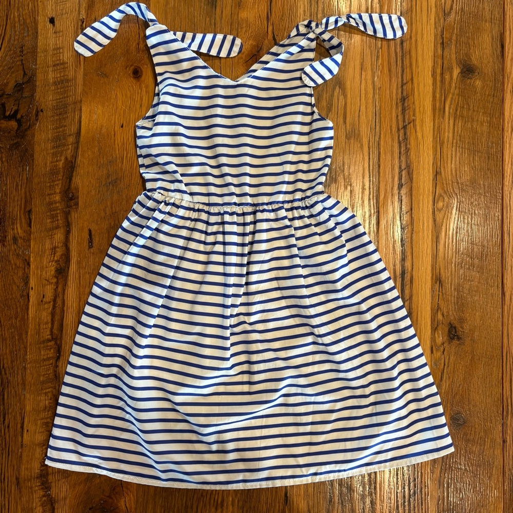 Amazon Kids Casual Dress - Blue and White Stripes